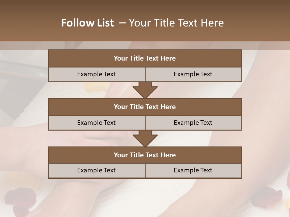 Salon Woman Body PowerPoint Template