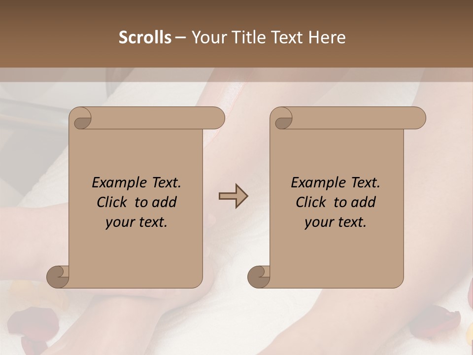 Salon Woman Body PowerPoint Template