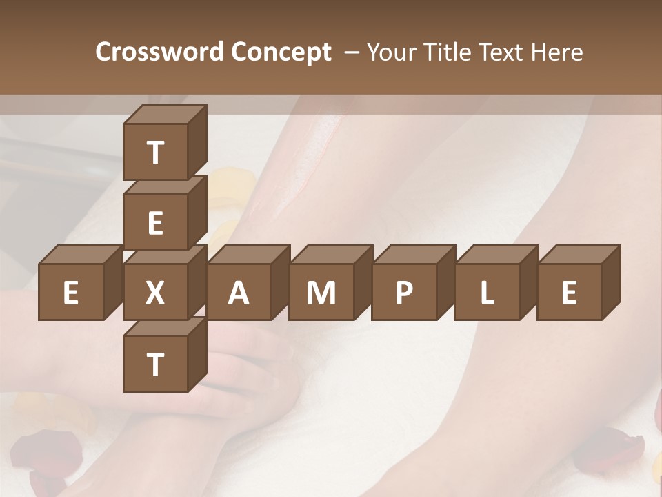 Salon Woman Body PowerPoint Template