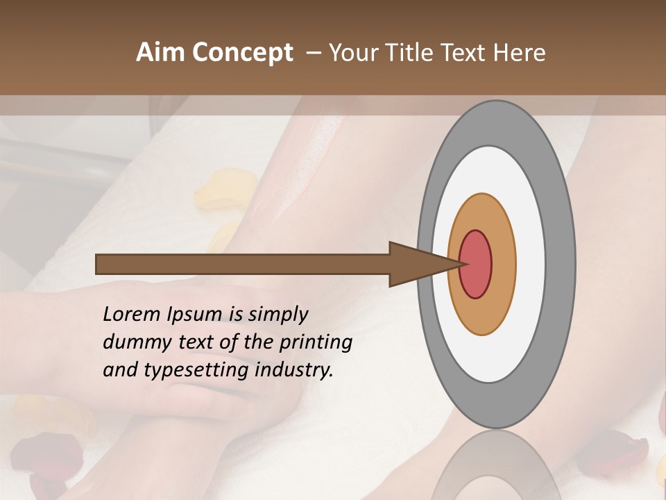 Salon Woman Body PowerPoint Template