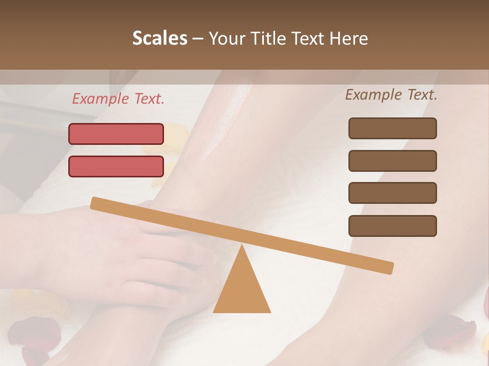 Salon Woman Body PowerPoint Template