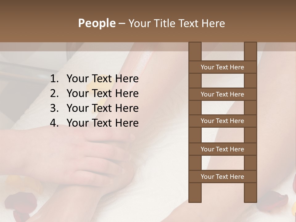 Salon Woman Body PowerPoint Template