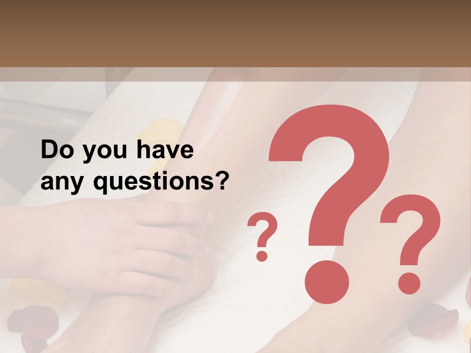 Salon Woman Body PowerPoint Template