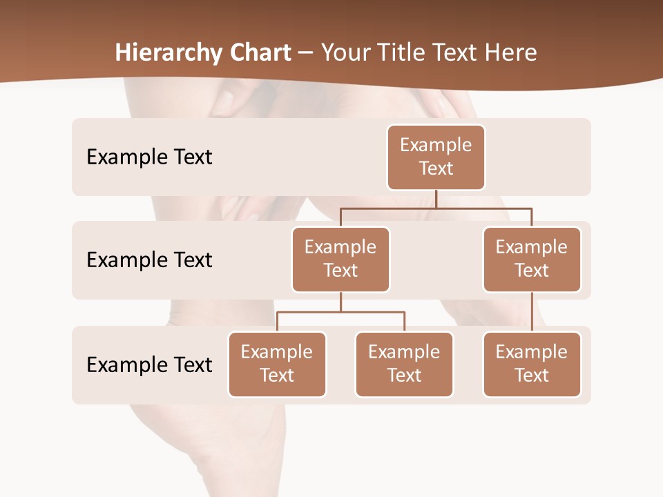 Cellulite Stripped Toe PowerPoint Template
