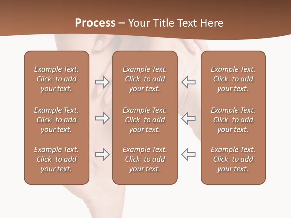 Cellulite Stripped Toe PowerPoint Template