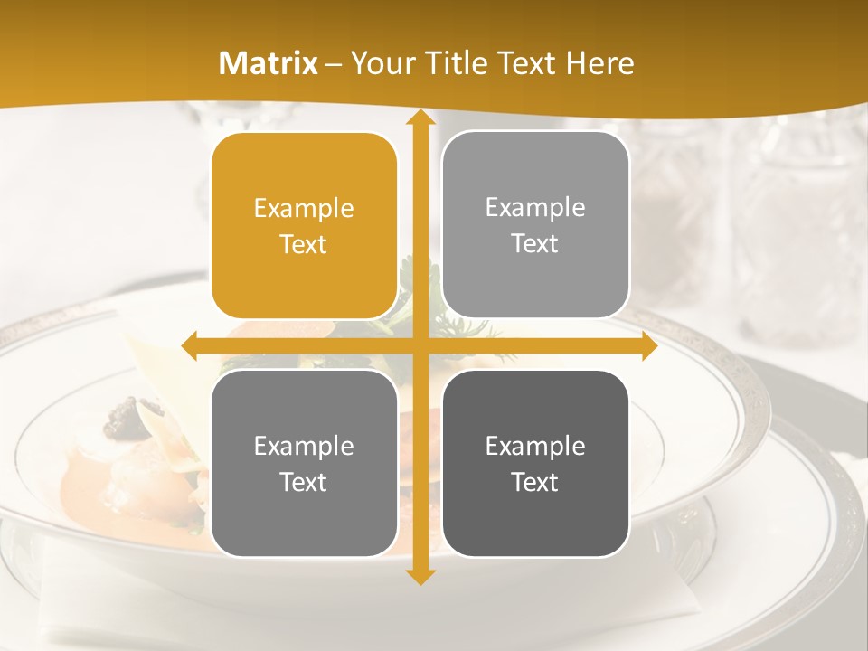 Culinary Dill Wine PowerPoint Template