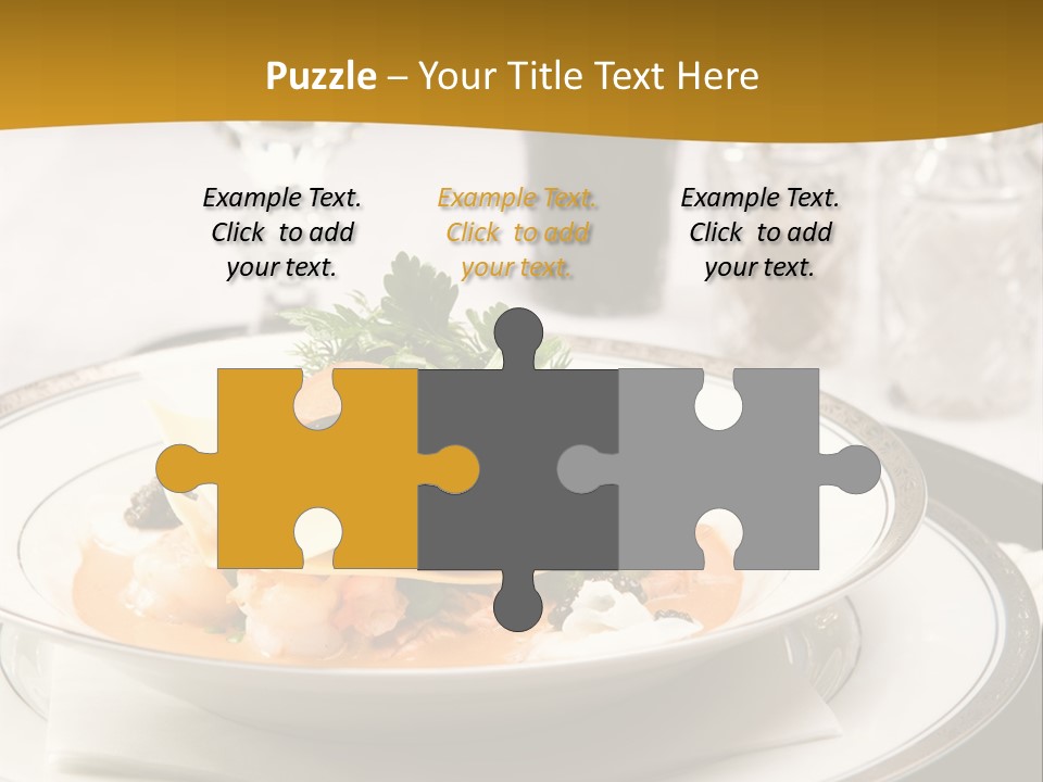 Culinary Dill Wine PowerPoint Template