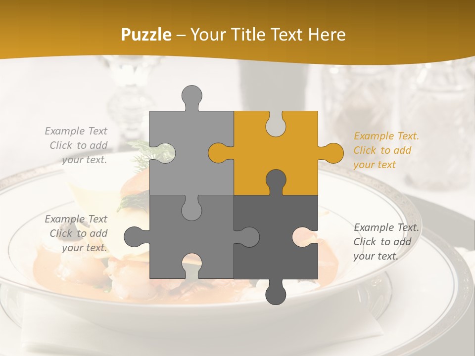 Culinary Dill Wine PowerPoint Template