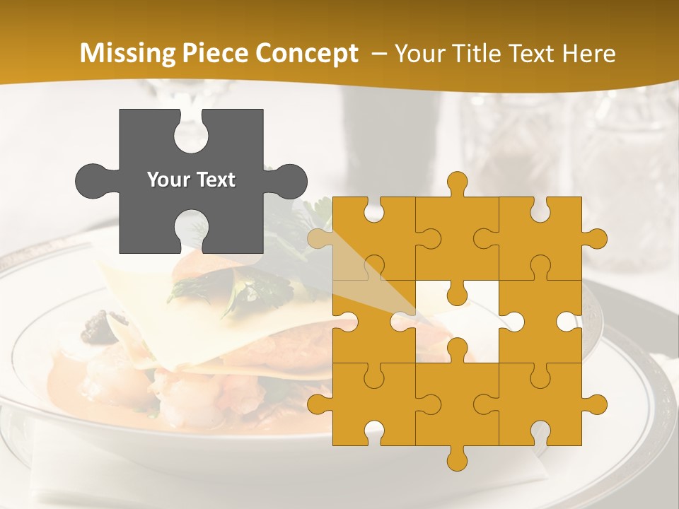 Culinary Dill Wine PowerPoint Template