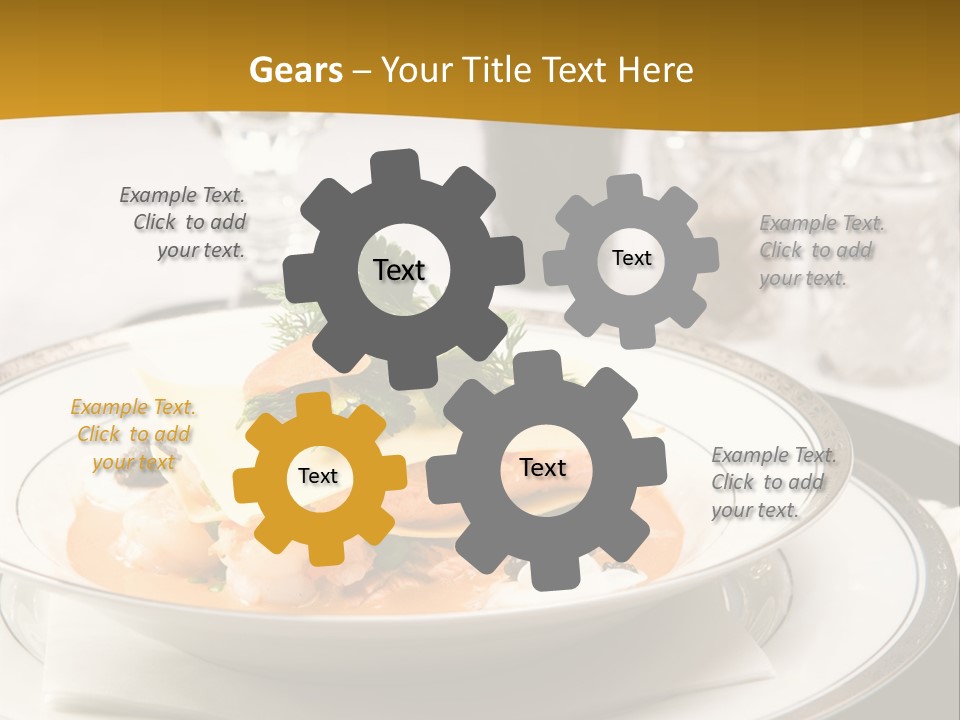 Culinary Dill Wine PowerPoint Template