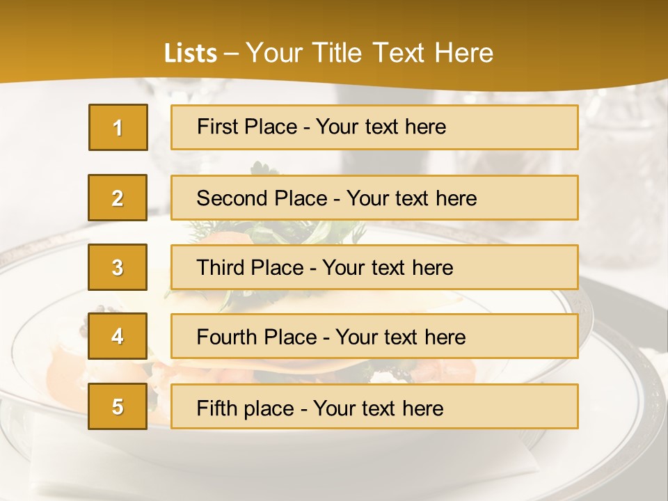 Culinary Dill Wine PowerPoint Template