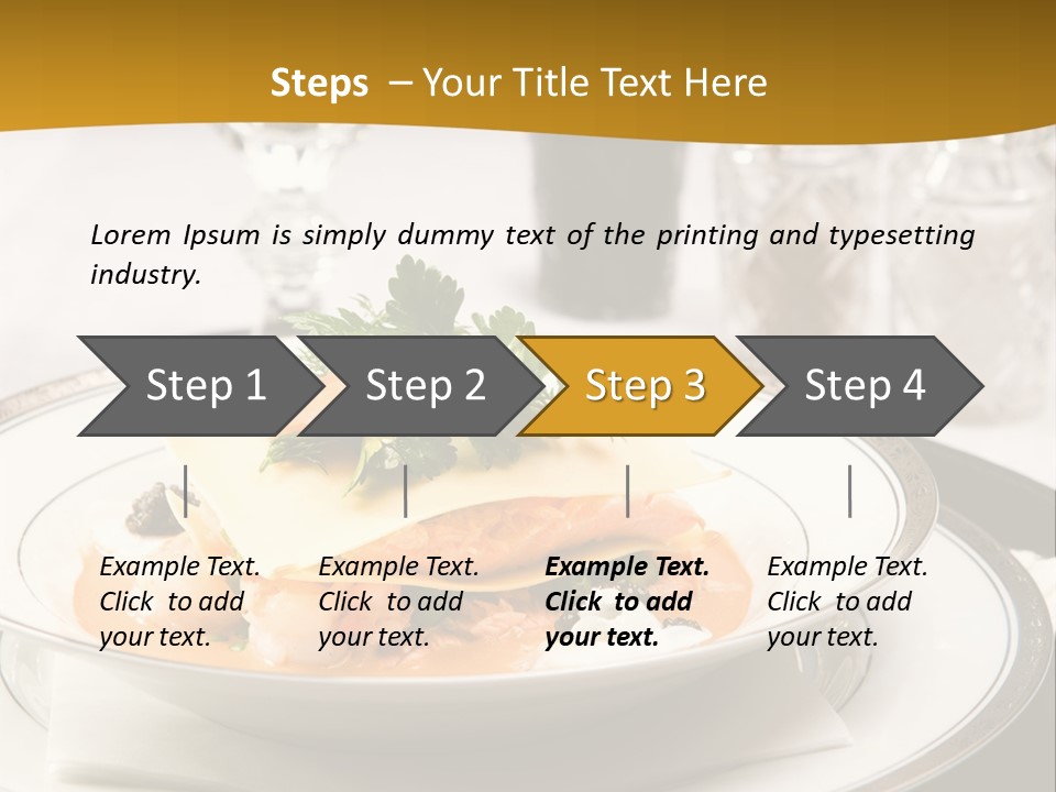 Culinary Dill Wine PowerPoint Template