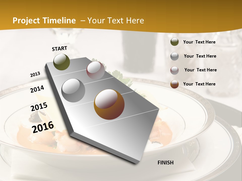 Culinary Dill Wine PowerPoint Template
