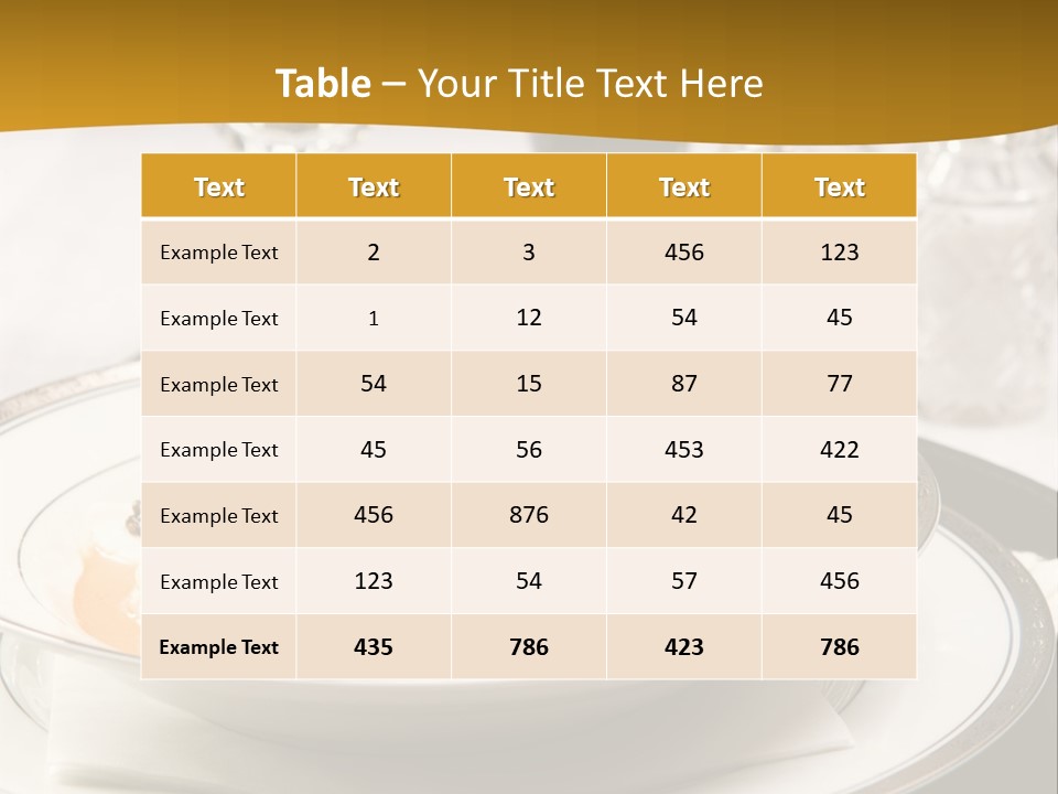 Culinary Dill Wine PowerPoint Template