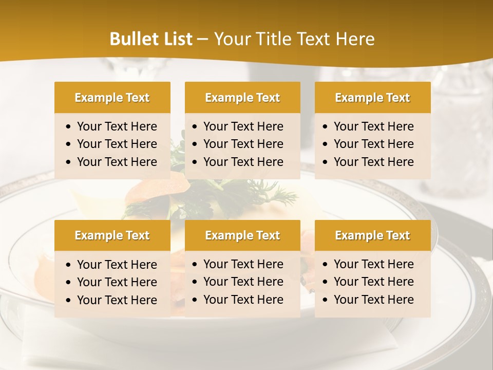 Culinary Dill Wine PowerPoint Template