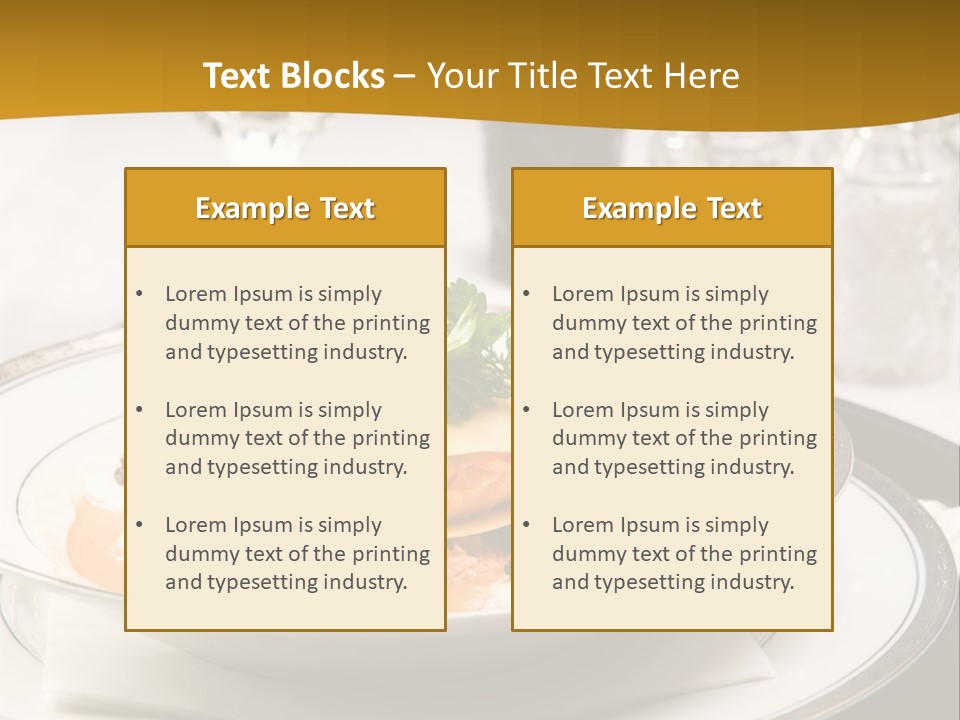 Culinary Dill Wine PowerPoint Template