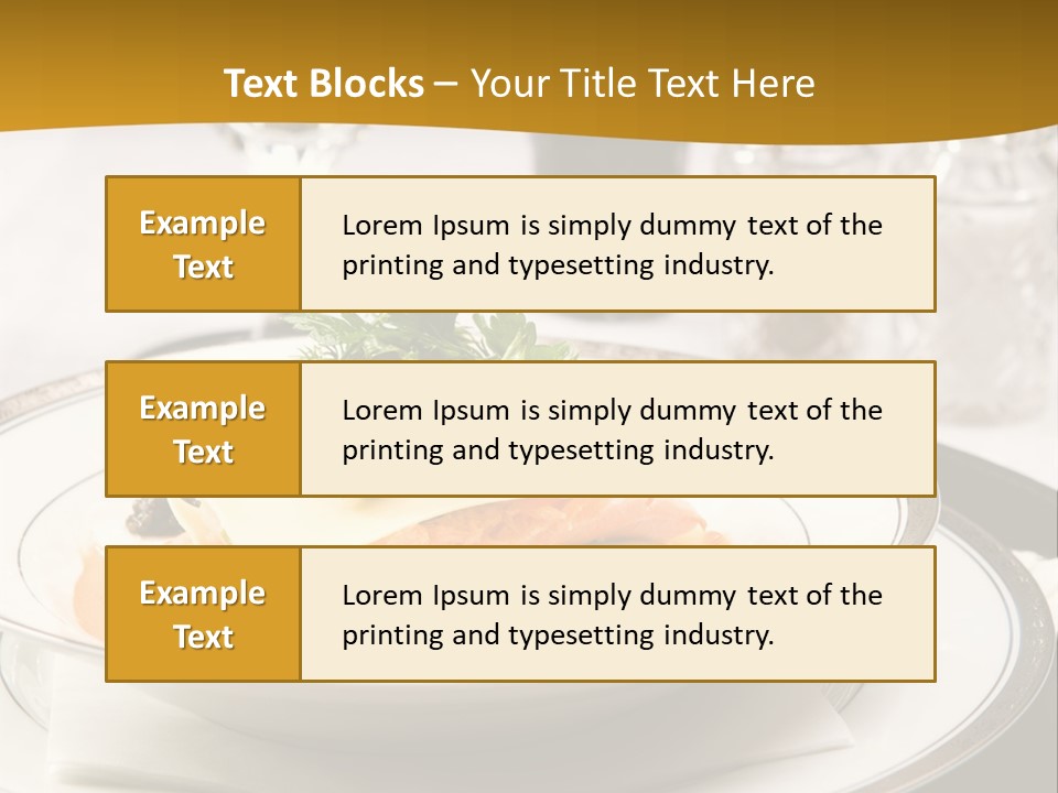 Culinary Dill Wine PowerPoint Template