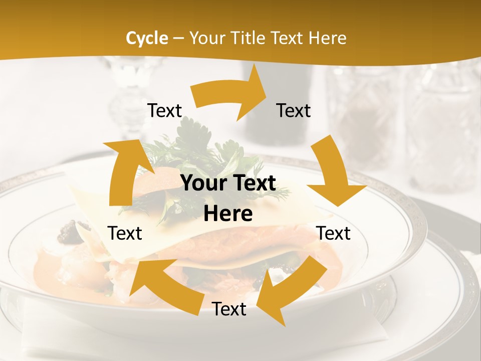 Culinary Dill Wine PowerPoint Template