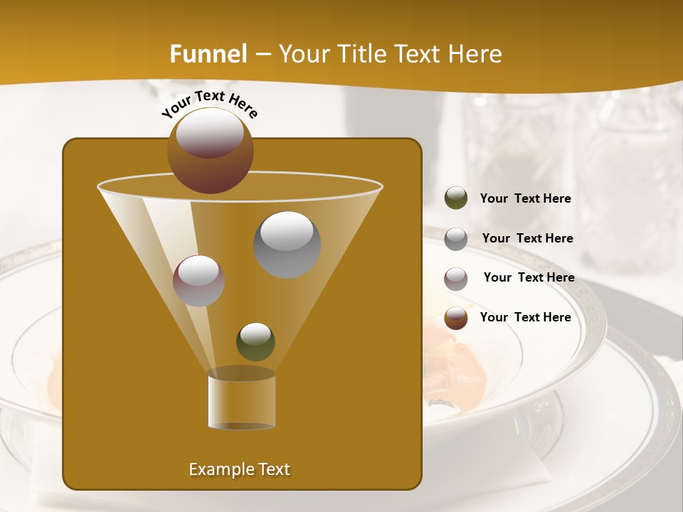 Culinary Dill Wine PowerPoint Template