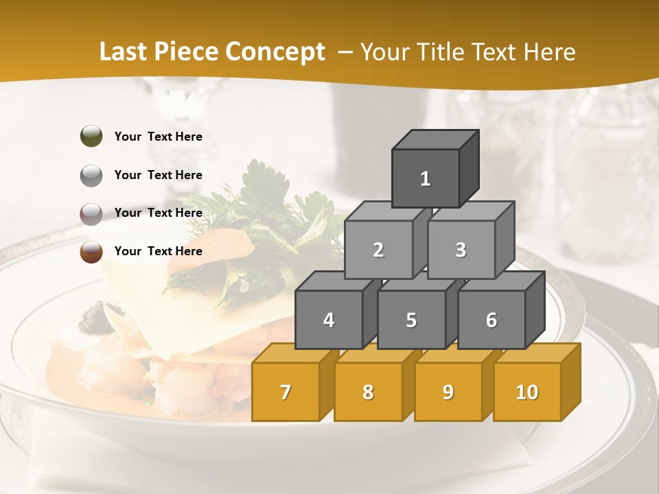 Culinary Dill Wine PowerPoint Template