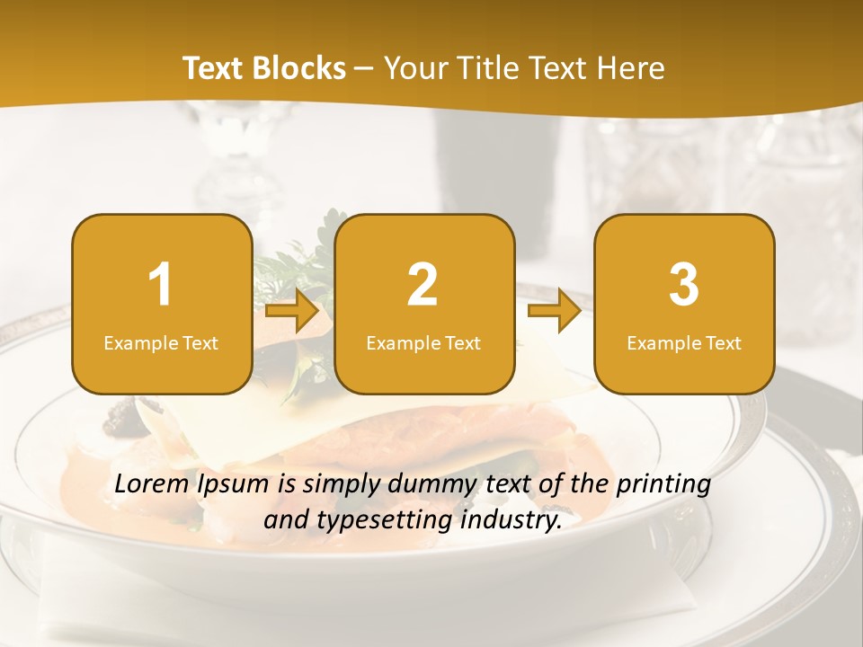 Culinary Dill Wine PowerPoint Template