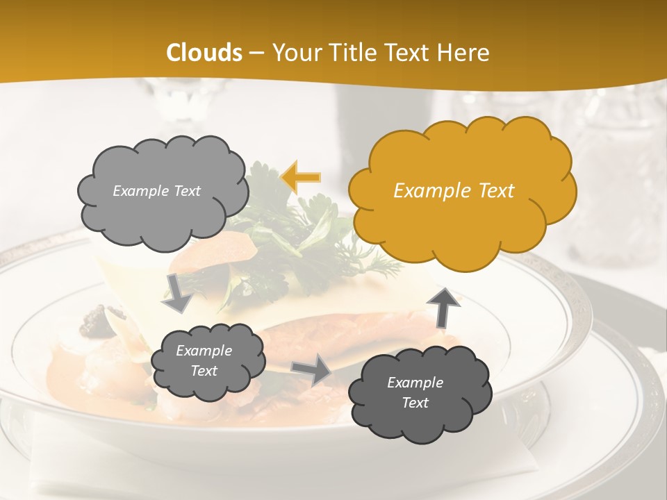 Culinary Dill Wine PowerPoint Template