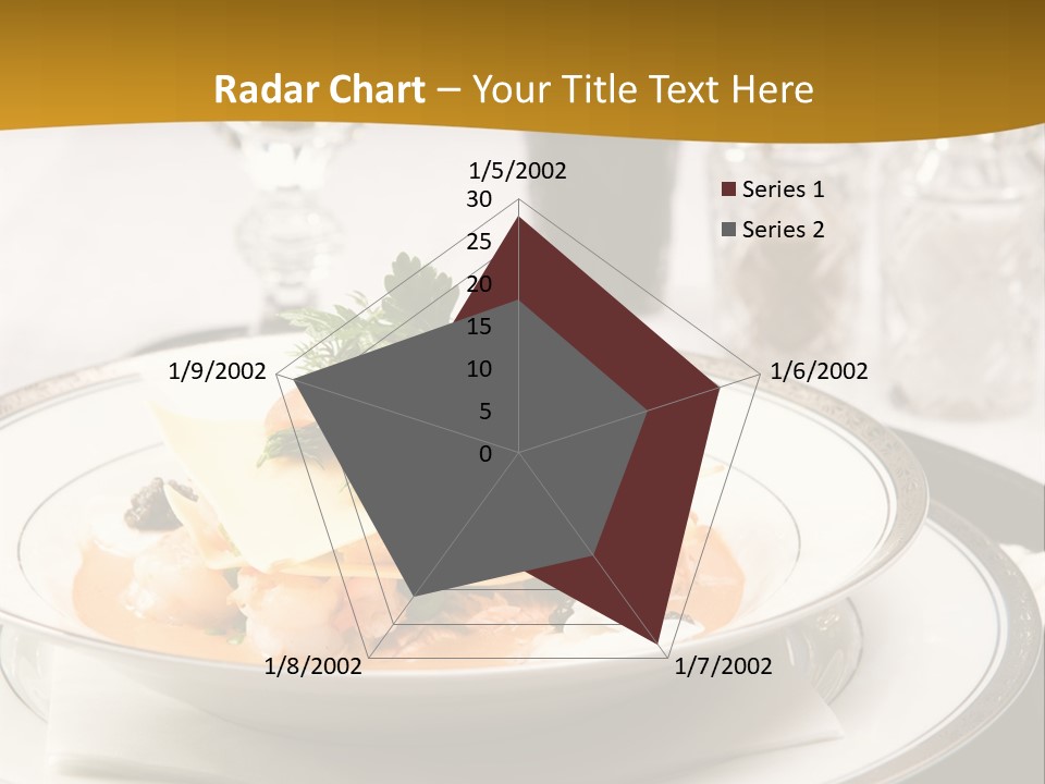 Culinary Dill Wine PowerPoint Template