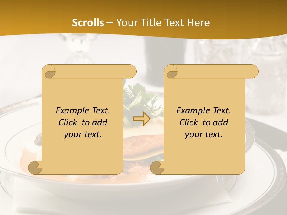 Culinary Dill Wine PowerPoint Template