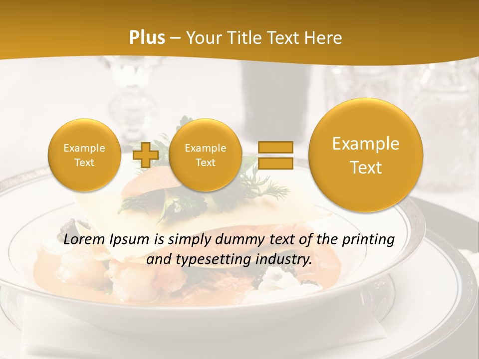 Culinary Dill Wine PowerPoint Template