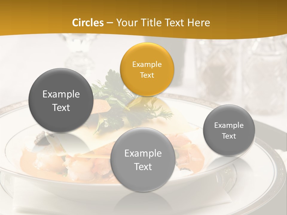 Culinary Dill Wine PowerPoint Template