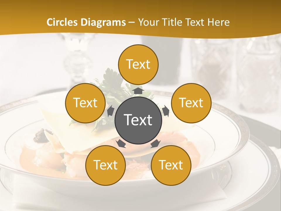 Culinary Dill Wine PowerPoint Template