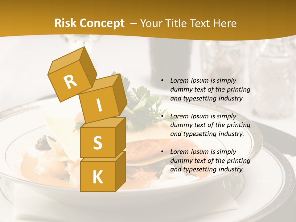 Culinary Dill Wine PowerPoint Template