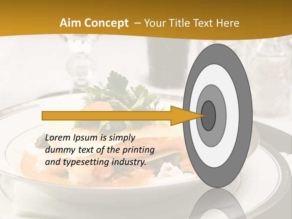 Culinary Dill Wine PowerPoint Template