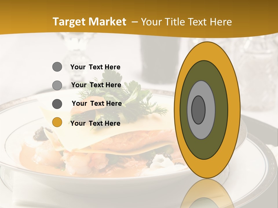 Culinary Dill Wine PowerPoint Template