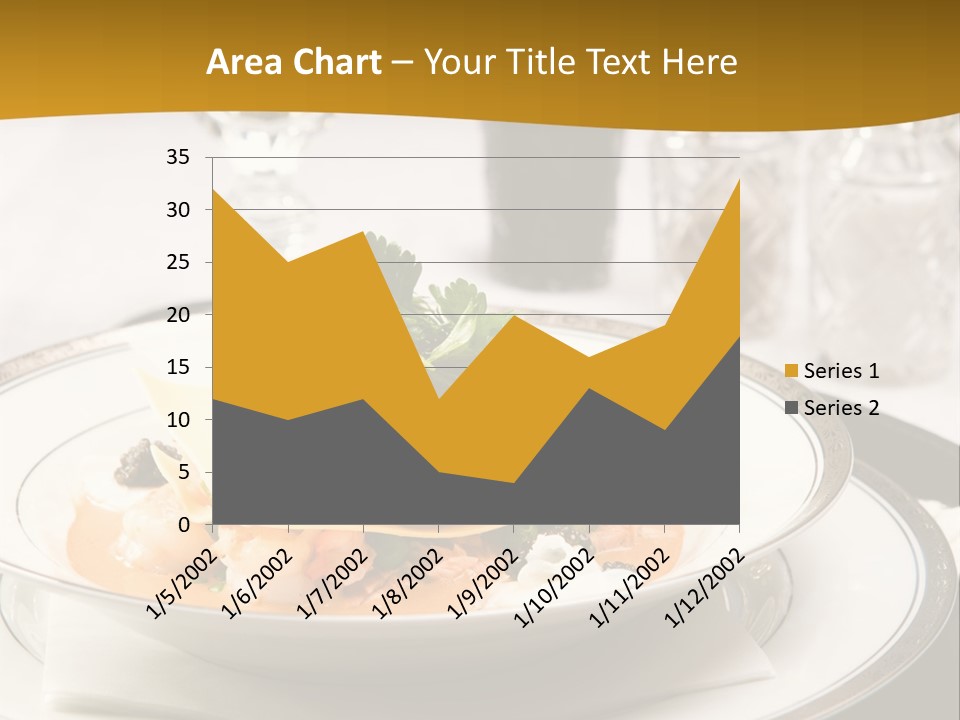 Culinary Dill Wine PowerPoint Template
