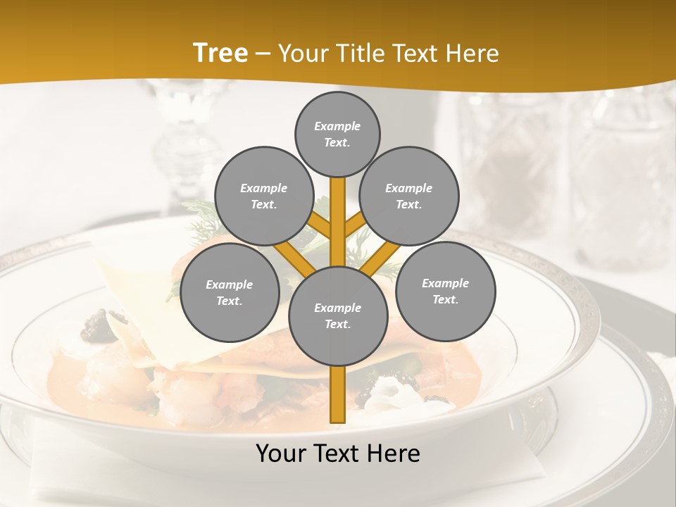 Culinary Dill Wine PowerPoint Template