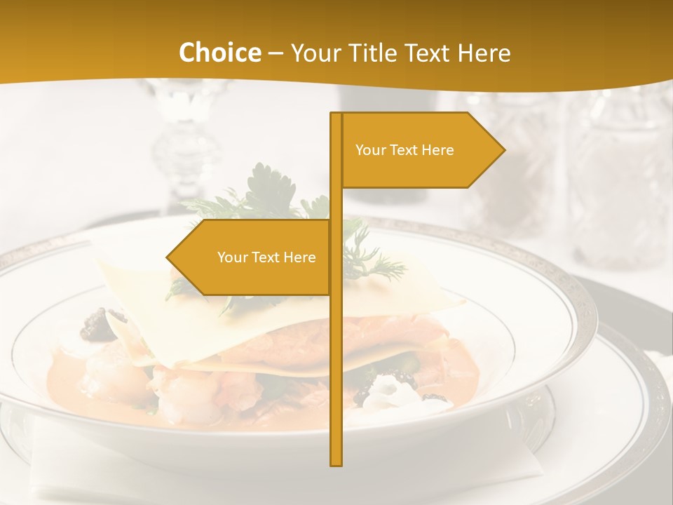 Culinary Dill Wine PowerPoint Template