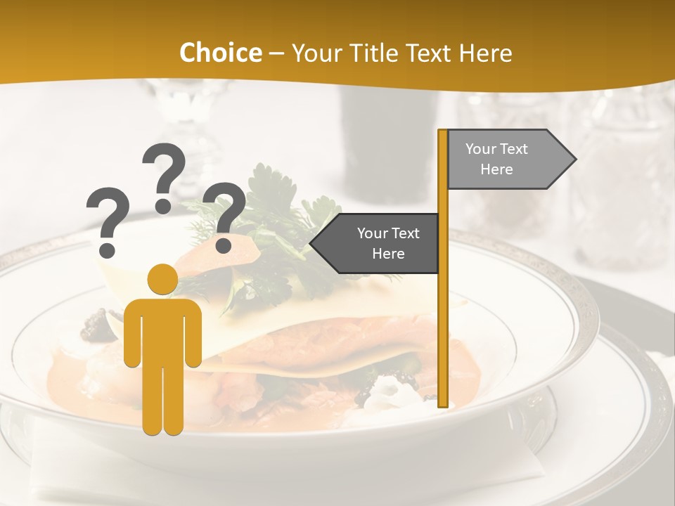 Culinary Dill Wine PowerPoint Template