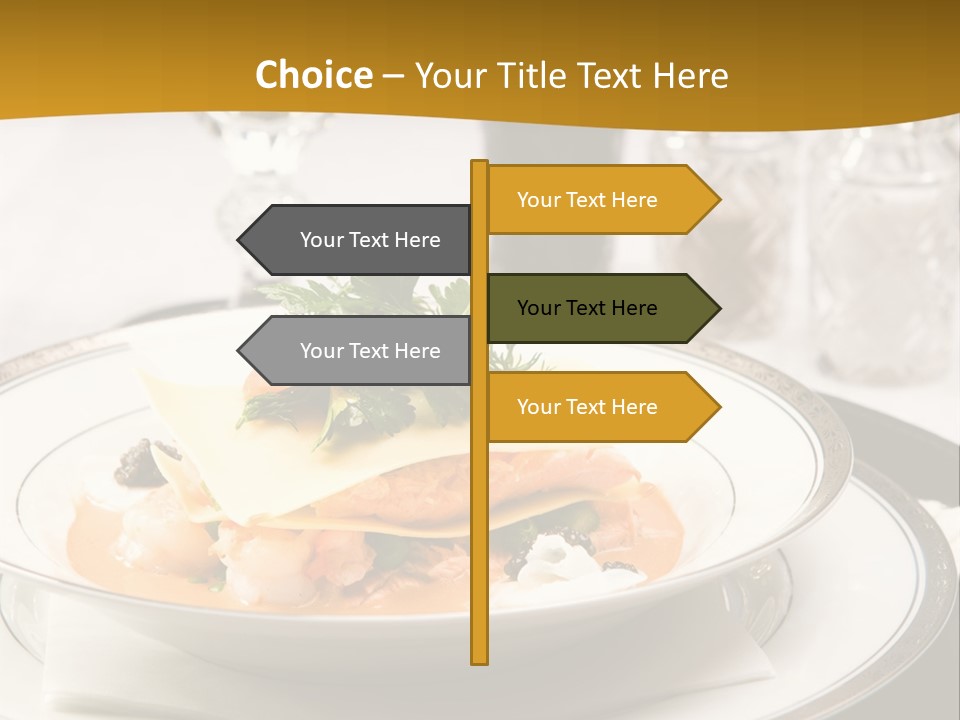 Culinary Dill Wine PowerPoint Template