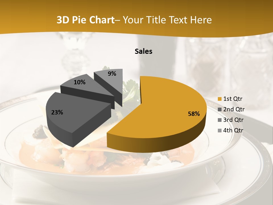 Culinary Dill Wine PowerPoint Template
