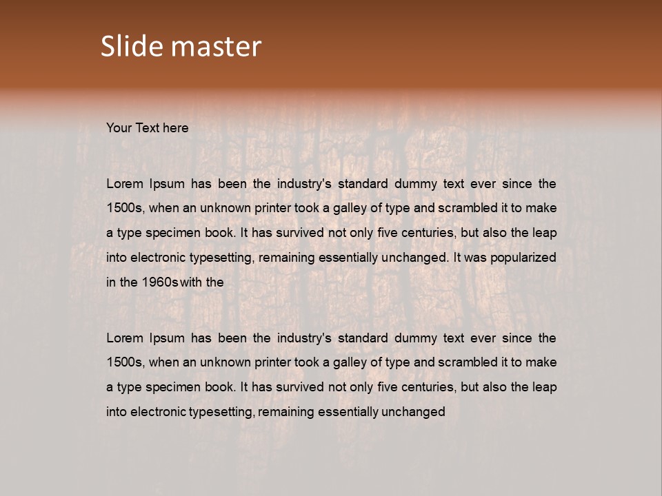 Skirt Garment Fashion PowerPoint Template