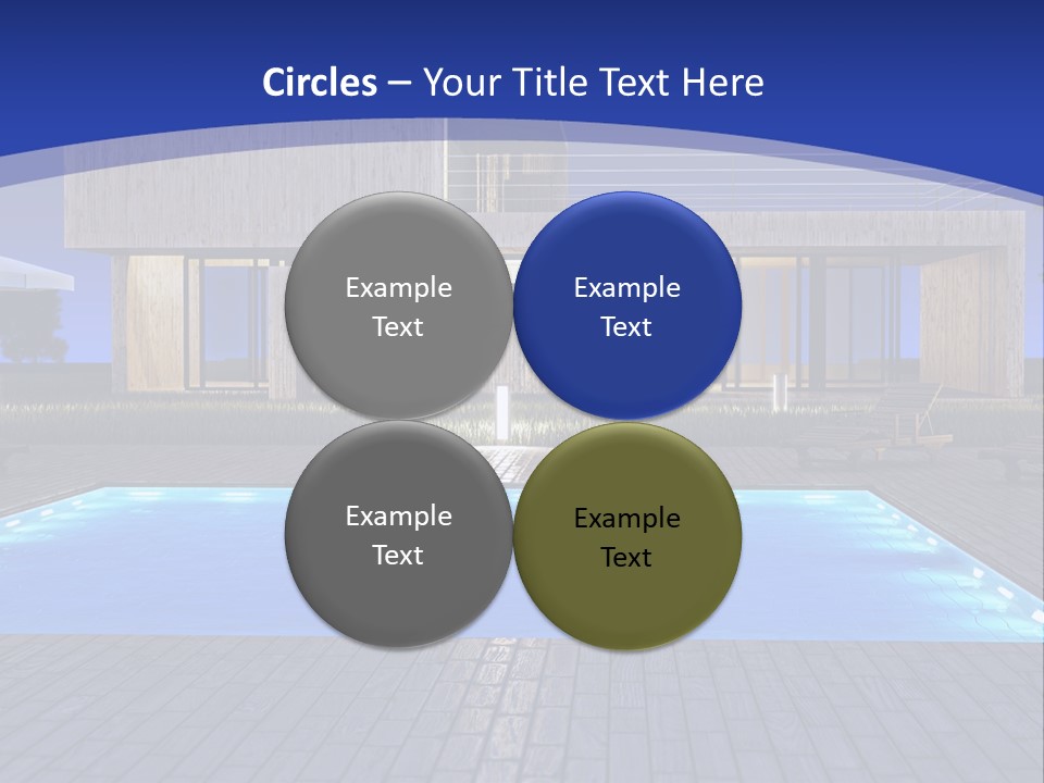 Architectonic Garden Architecture PowerPoint Template