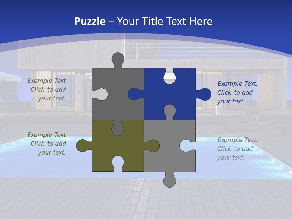 Architectonic Garden Architecture PowerPoint Template
