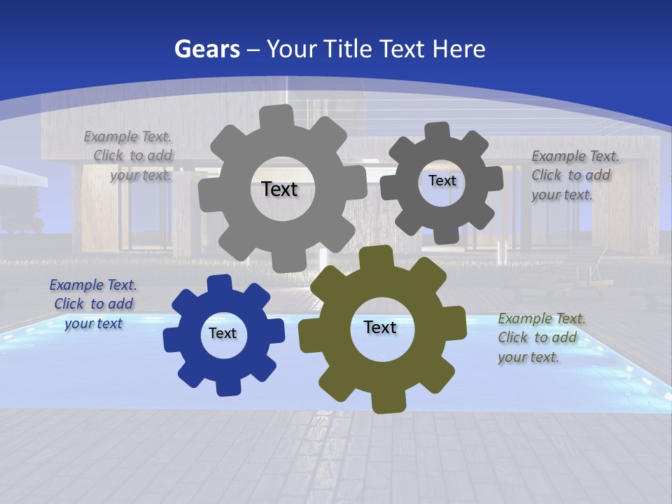 Architectonic Garden Architecture PowerPoint Template