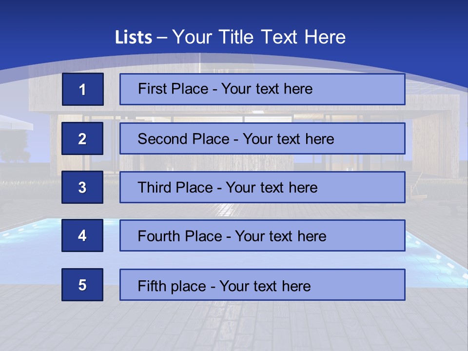Architectonic Garden Architecture PowerPoint Template