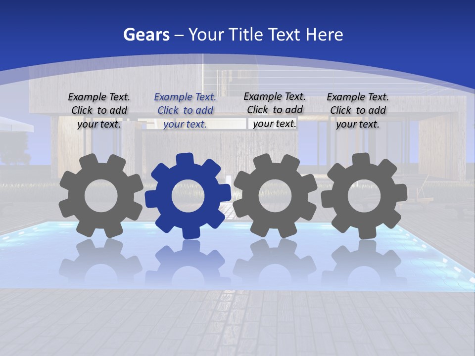 Architectonic Garden Architecture PowerPoint Template