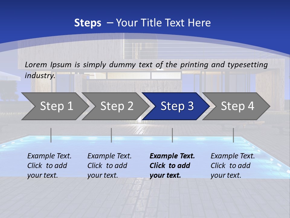 Architectonic Garden Architecture PowerPoint Template