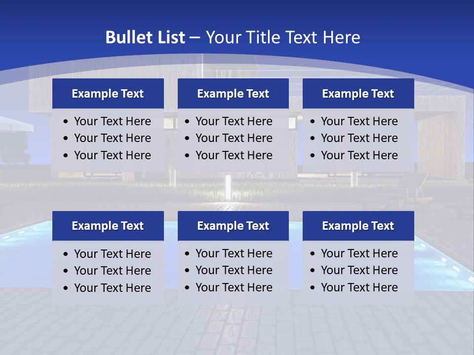 Architectonic Garden Architecture PowerPoint Template