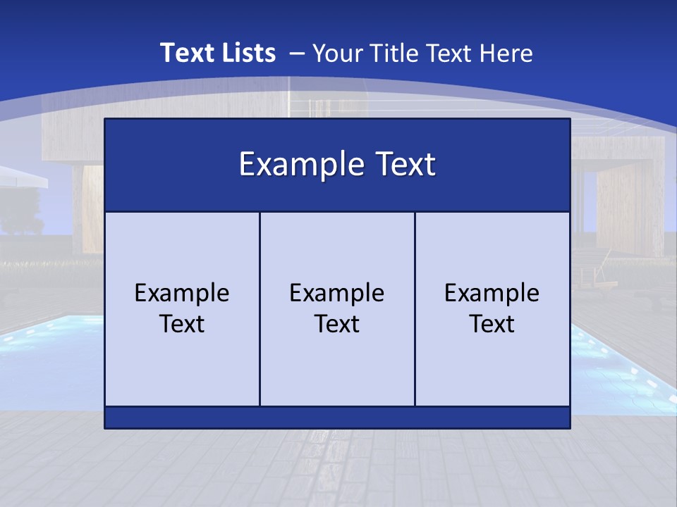 Architectonic Garden Architecture PowerPoint Template