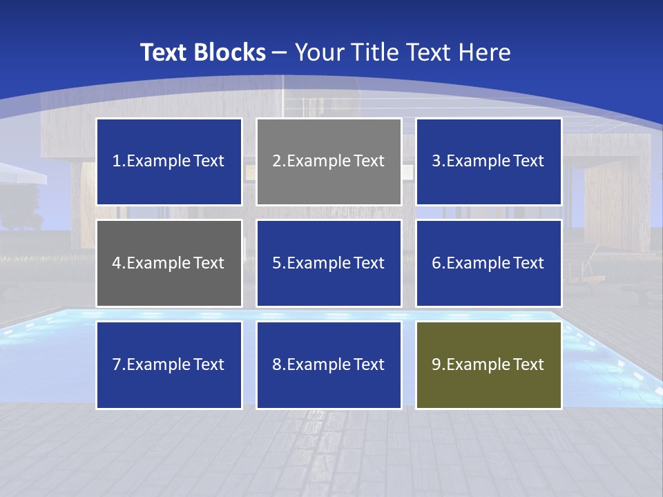 Architectonic Garden Architecture PowerPoint Template